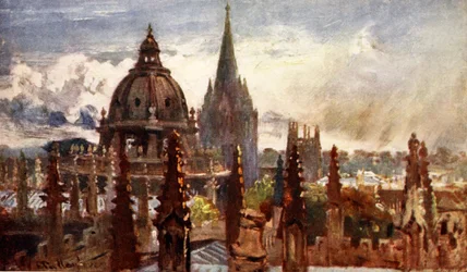 Oxford, vom Sheldonian Theatre, 1903
